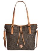 Giani Bernini Signature Magnetic Snap Tote, Only At Macy's