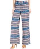 Ny Collection Geo-print Palazzo Pants