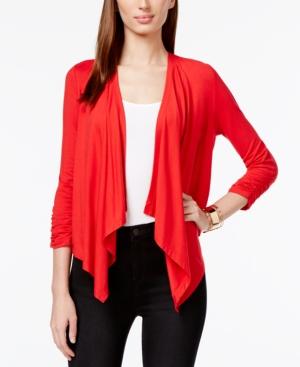 Grace Elements Open-front Draped Cardigan