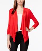 Grace Elements Open-front Draped Cardigan