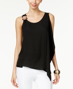 Thalia Sodi Hardware Flutter-front Top, Only At Macy's