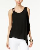 Thalia Sodi Hardware Flutter-front Top, Only At Macy's