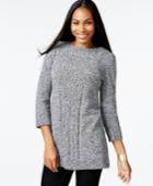 Style & Co. Cable-knit Tunic Sweater, Only At Macy's