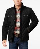 Tasso Elba Men's Water Resistant Quilted Colorblocked Jacket, Only At Macy's