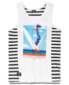 Lrg Men's Graphic-print Stripe Tank