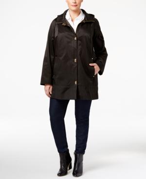 Jones New York Plus Size Turnlock Coat