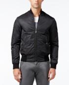 Armani Jeans Men's Eagle Embroidered Bomber Jacket