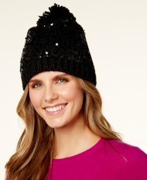 Betsey Johnson Sequin Beanie