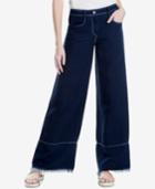 Max Studio London Fringe-hem Wide-leg Pants, Created For Macy's