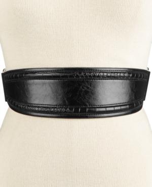 Style & Co. Side Snap Trapunto Stretch Belt, Only At Macy's