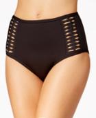 Kenneth Cole Weave Your Way Macrame High-waist Bikini Bottoms Women's Swimsuit