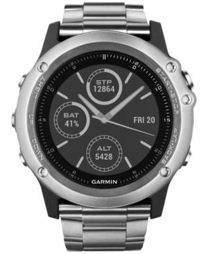 Garmin Unisex Fenix 3 Sapphire Titanium Bracelet Activity Tracking Smart Watch 30mm 010-01338-40
