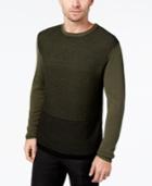Daniel Hechter Paris Men's Colorblocked Textured-knit Merino Wool Sweater