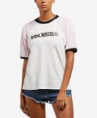 Volcom Juniors' Cotton Graphic-print Ringer T-shirt