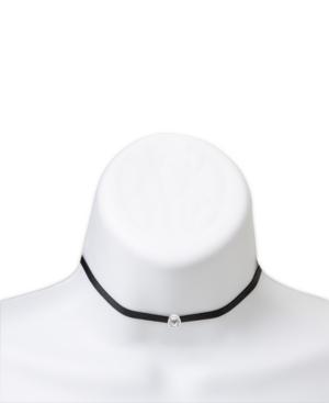 Giani Bernini Cubic Zirconia Solitaire Choker Necklace In Sterling Silver, Only At Macy's