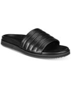 Kenneth Cole Men's Story Quilted Leather Slide Sandals Men's Shoes