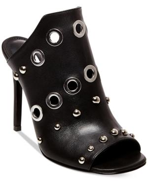 Steve Madden Women's Sooki-g Grommet Peep-toe Mules