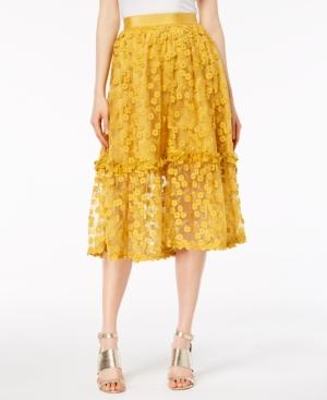 French Connection Lace Midi Skirt