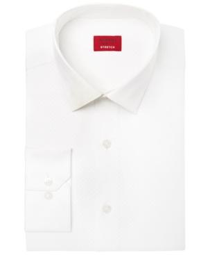 Alfani Men's Slim-fit Performance Stretch Tonal Diamond Dress Shirt, Created For Macy's