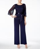 Connected Sequined Wide-leg Jumpsuit