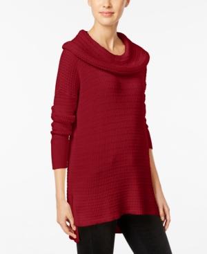 Style & Co Petite Cowl-neck Tunic Sweater, Only At Macy's