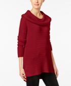 Style & Co Petite Cowl-neck Tunic Sweater, Only At Macy's