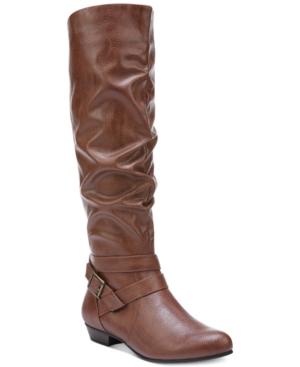 Fergalicious Lara Wide-calf Slouchy Boots Women's Shoes