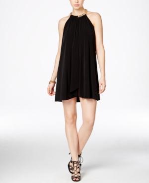 Jessica Simpson Embellished Halter Dress
