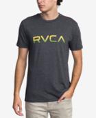 Rvca Men's Big Gradient Graphic-print Logo T-shirt