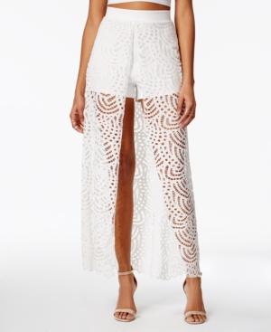 Material Girl Juniors' Lace-overlay Skort, Created For Macy's