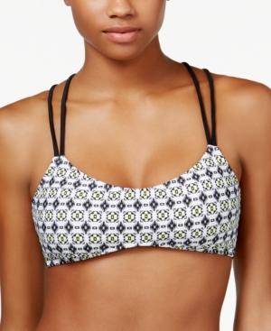 Hula Honey Sand Trap Ikat Print Bikini Top Women's Swimsuit