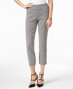 Alfani Petite Printed Cropped Pants, Only At Macy's