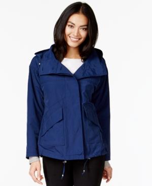 Eileen Fisher Light-weight Hooded Rain Jacket