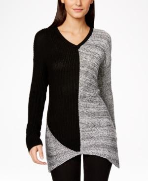 Calvin Klein Jeans Colorblocked Handkerchief-hem Sweater