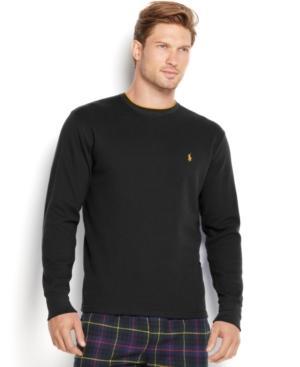 Polo Ralph Lauren Men's Tipped Thermal Crew-neck Shirt
