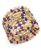 I.n.c. Gold-tone Multi-bead Coil Bracelet, Created For Macy's