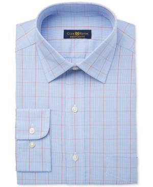 Club Room Men's Estate Classic Fit Plaid Dress Shirt, Only At Macy's