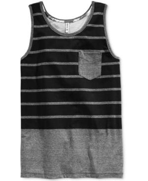 Univibe Men's Watson Colorblocked Stripe Pocket Tank