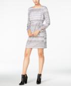 Armani Exchange Long-sleeve Printed Dress