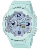 G-shock Women's Analog-digital Baby-g Sky Blue Resin Strap Watch 49mm Bga230sc-3b