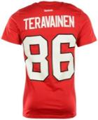 Reebok Men's Short-sleeve Teuvo Teravainen Chicago Blackhawks Nhl Player T-shirt