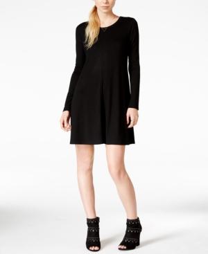 Bar Iii Long-sleeve Swing Dress, Only At Macy's