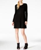 Bar Iii Long-sleeve Swing Dress, Only At Macy's