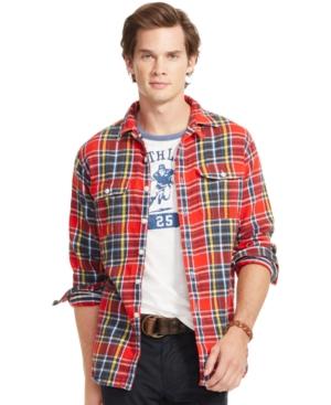 Polo Ralph Lauren Men's Plaid Twill Workshirt