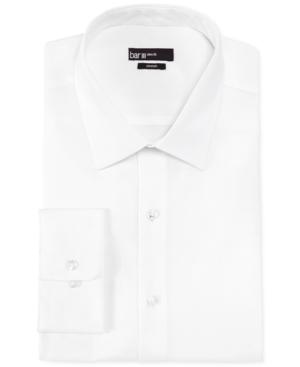 Bar Iii Slim-fit White Solid French-cuff Dress Shirt