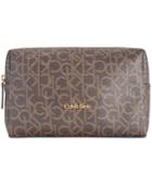 Calvin Klein Monogram Medium Cosmetic Bag