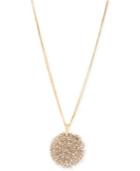 Kenneth Cole New York Gold-tone Faceted Woven Bead Pendant Necklace