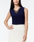 Cece By Cynthia Steffe Solid Sleeveless Top
