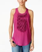 Jessica Simpson Juniors' Deedra Fringe Tank Top