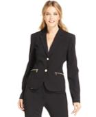 Calvin Klein Zipper-pocket Blazer